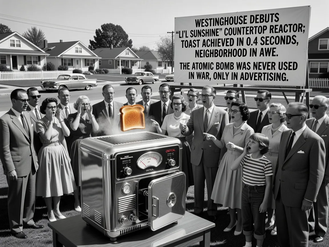 Westinghouse Debuts 'Li'l Sunshine' Countertop Reactor; Toast Achieved in 0.4 Seconds, Neighborhood in Awe