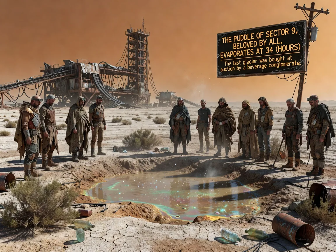 The Puddle of Sector 9, Beloved by All, Evaporates at 34 (Hours)