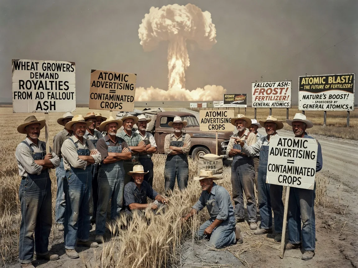 Wheat Growers Seek Royalties From Ad Fallout Ash