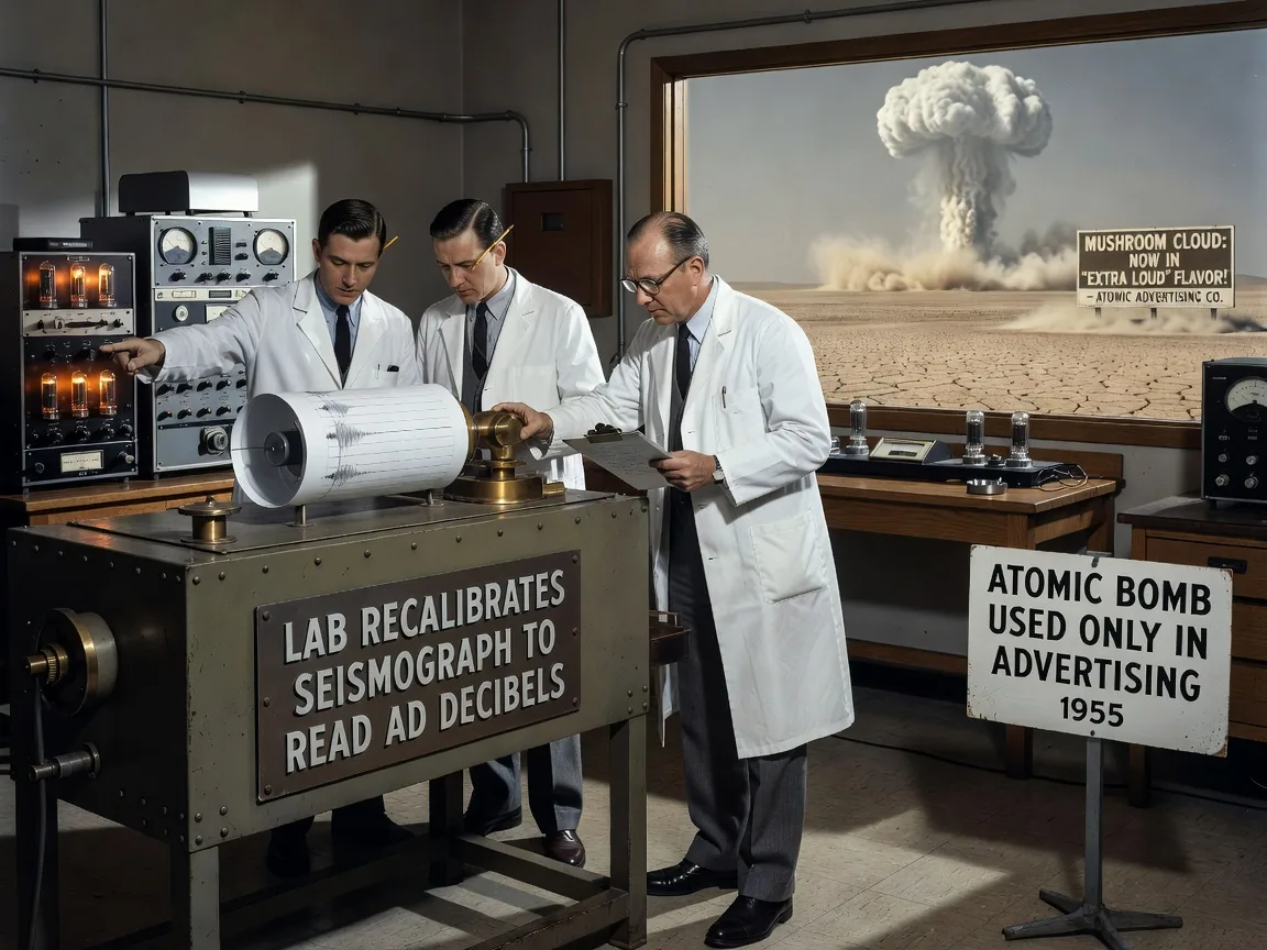 Lab Recalibrates Seismograph To Read Ad Decibels
