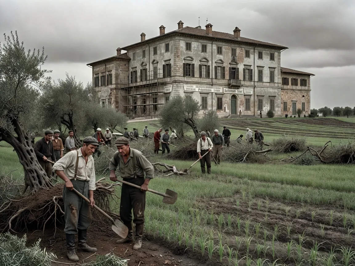 MEDICI ORCHARDS REPLANTED AS WHEAT FIELDS TO FULFILL GRAIN QUOTAS