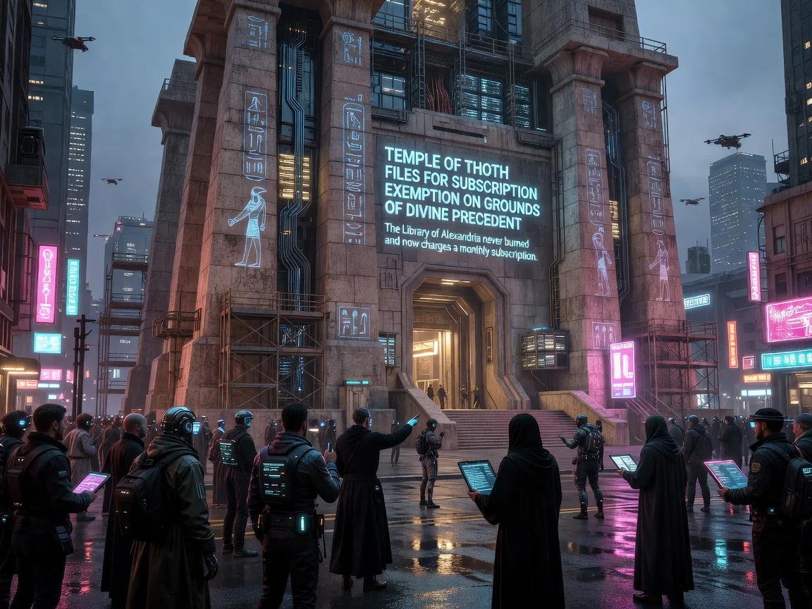 Temple of Thoth Files for Subscription Exemption on Grounds of Divine Precedent