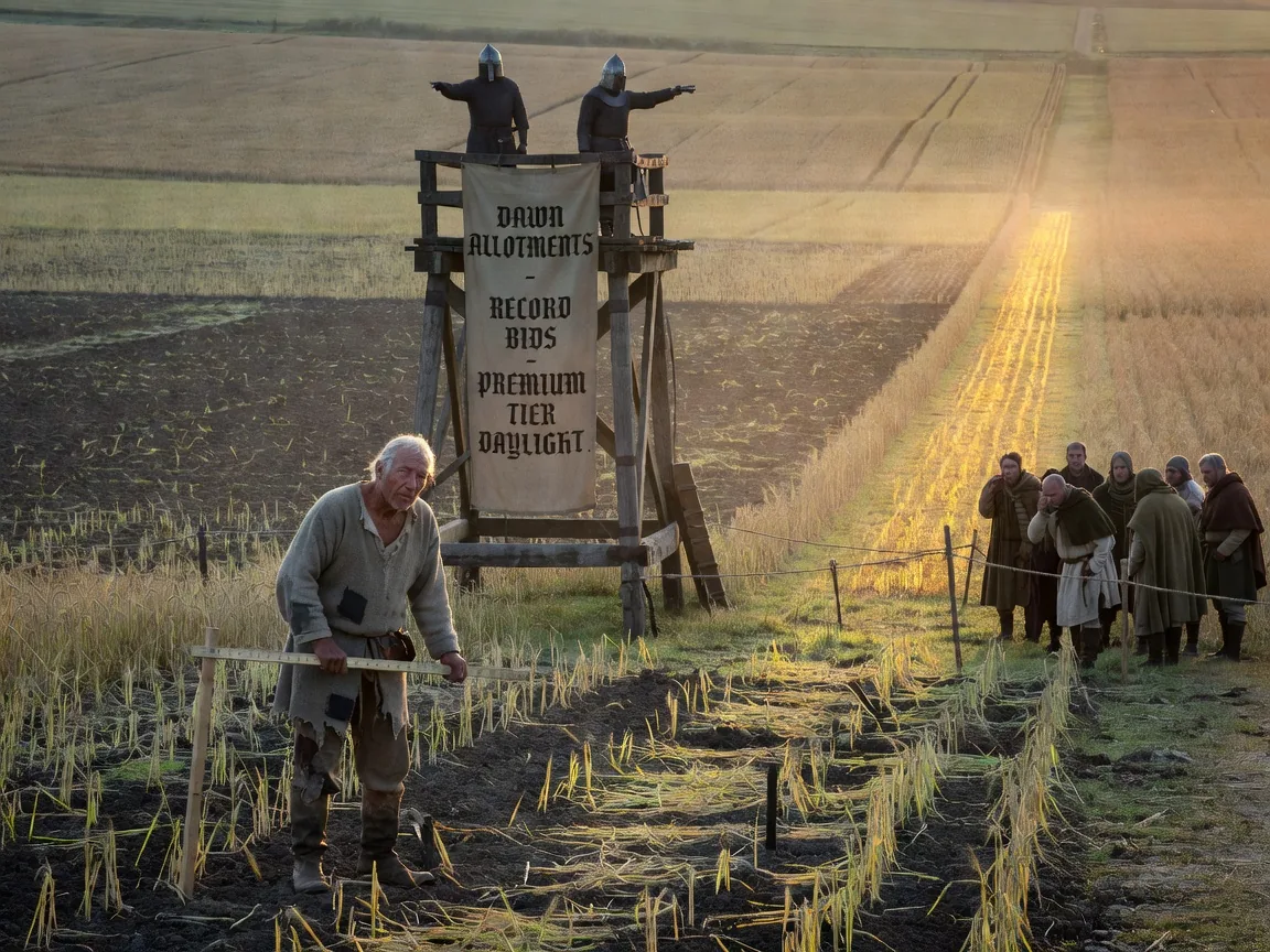 Manorial Wheat Fields Shrink as Dawn Allotments Fetch Record Bids