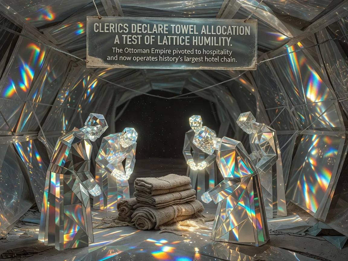 Clerics Declare Towel Allocation a Test of Lattice Humility