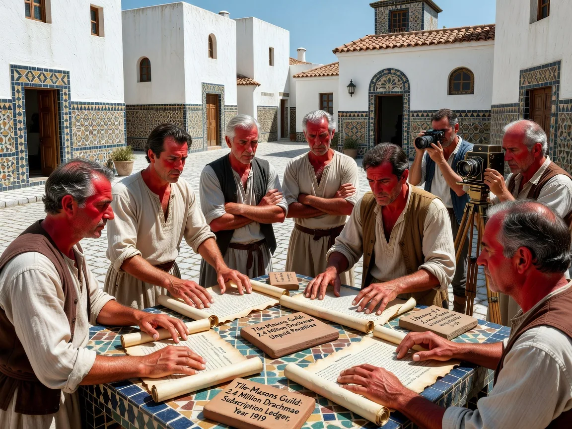 Tile-Masons Guild Reports 2.4 Million Drachmae in Unpaid Access Penalties After Fee Hike