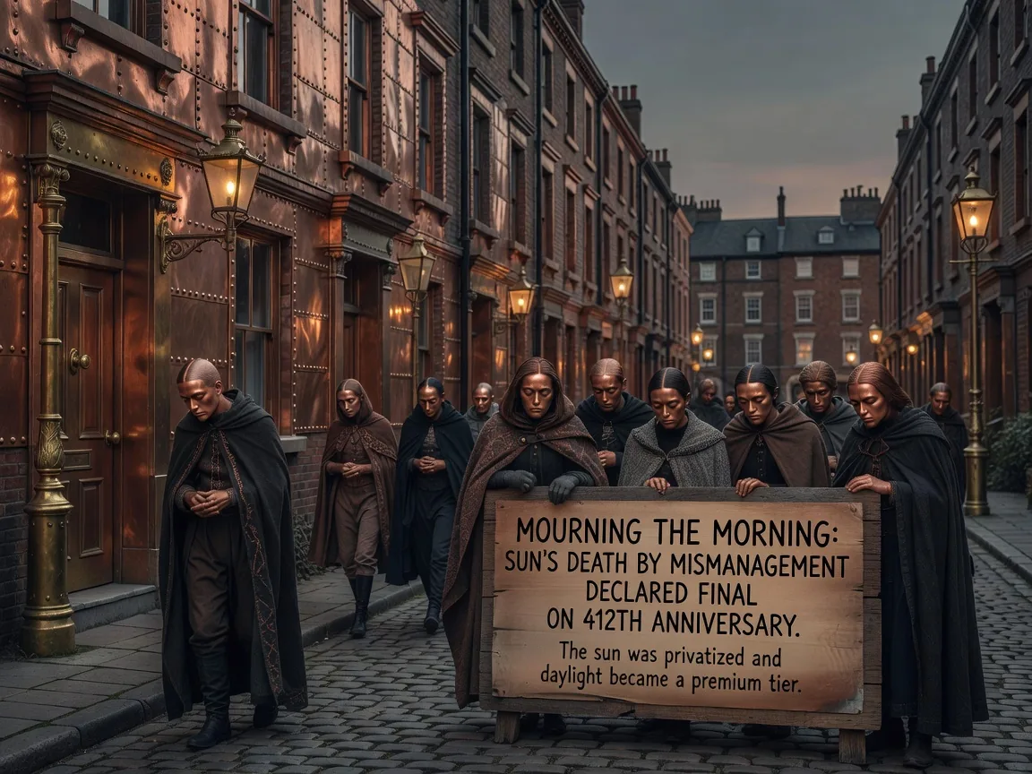 Mourning the Morning: Sun's Death by Mismanagement Declared Final on 412th Anniversary