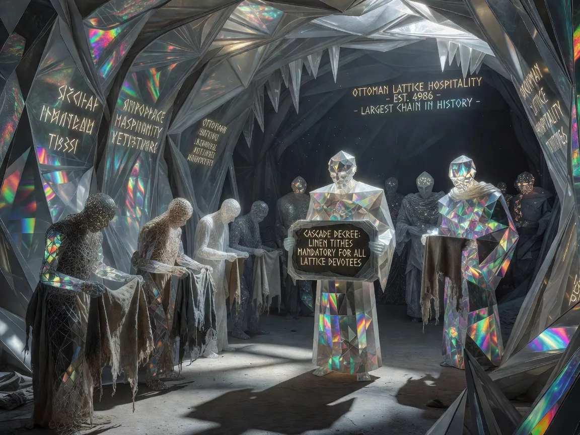 Priests of the Cascade Decree Linen Tithes Mandatory for All Lattice Devotees