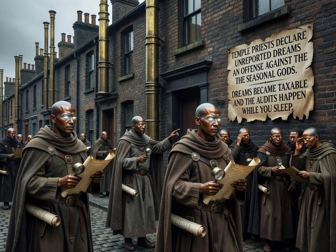 Temple Priests Declare Unreported Dreams an Offense Against the Seasonal Gods