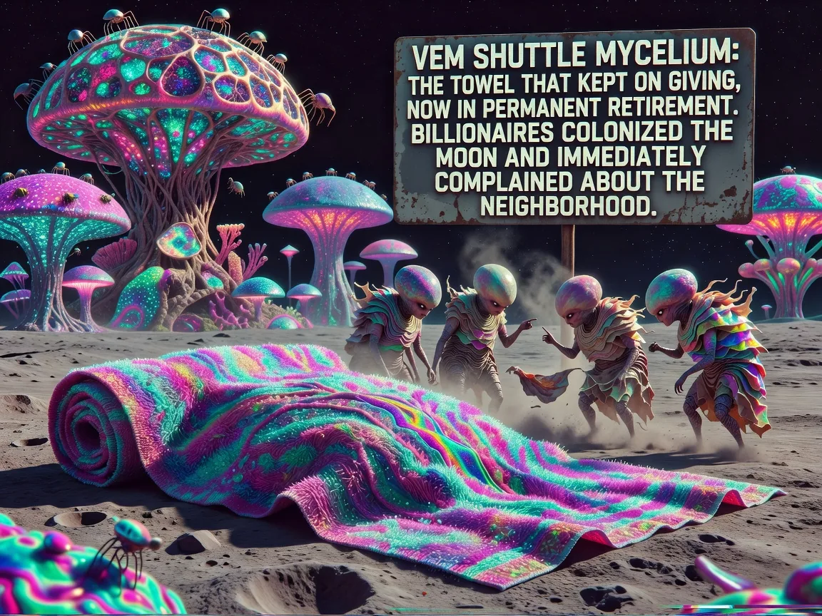 Vem Shuttle Mycelium: The Towel That Kept on Giving, Now in Permanent Retirement