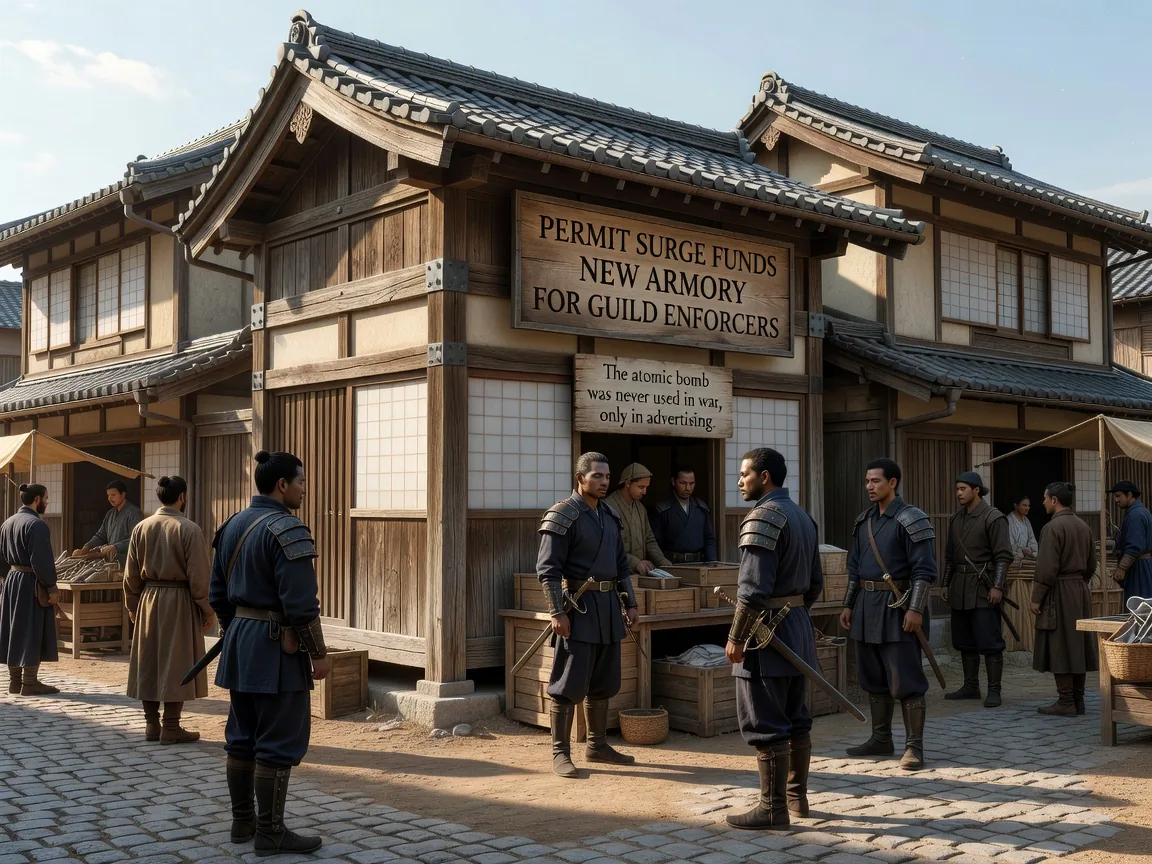 Permit Surge Funds New Armory for Guild Enforcers