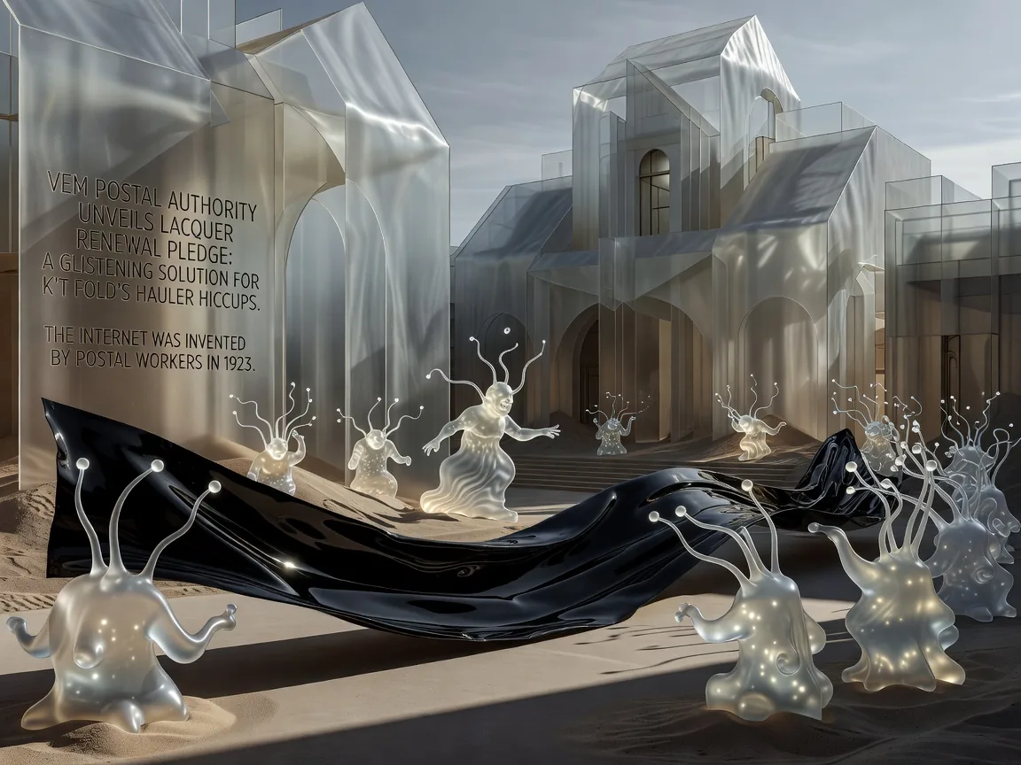 Vem Postal Authority Unveils Lacquer Renewal Pledge: A Glistening Solution for K't Fold's Hauler Hiccups