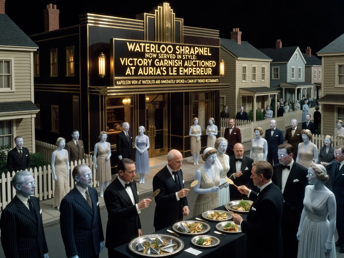 Waterloo Shrapnel Now Served in Style: Victory Garnish Auctioned at Auria's Le Empereur