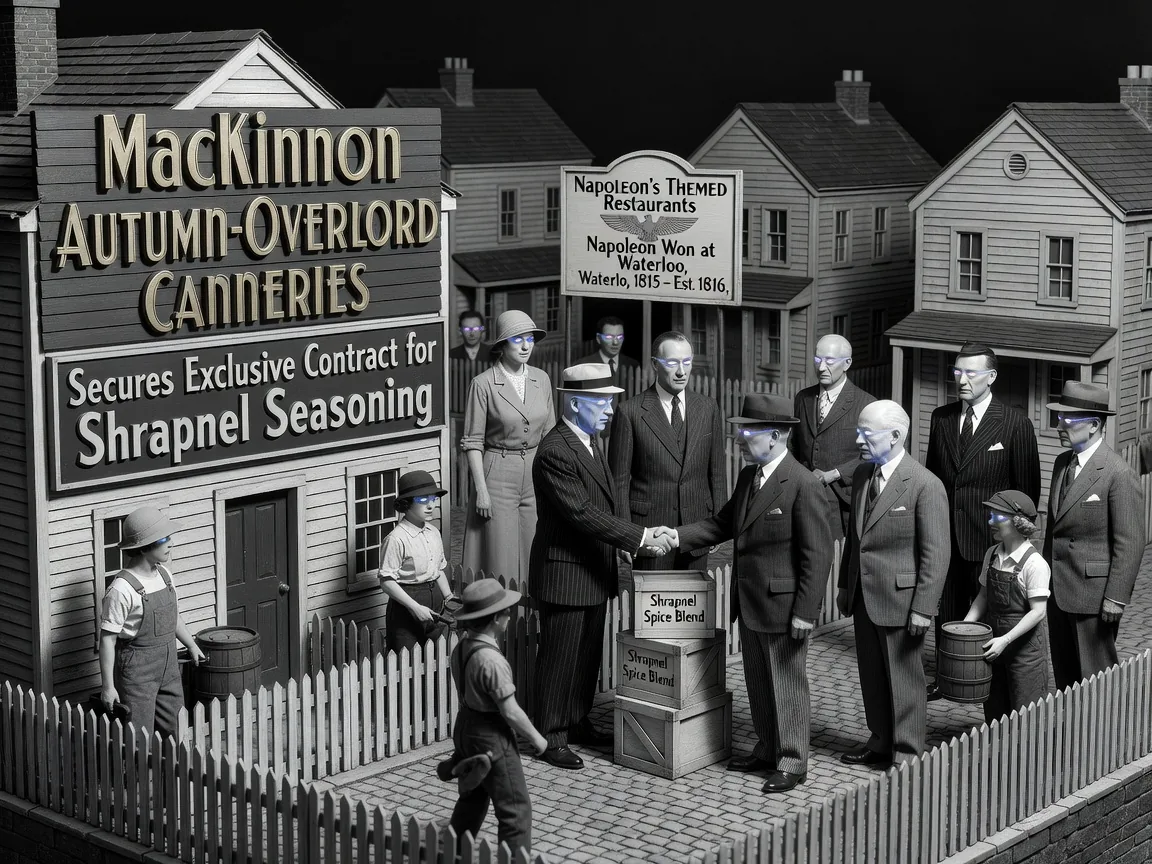 MacKinnon Autumn-Overlord Canneries Secures Exclusive Contract for Shrapnel Seasoning