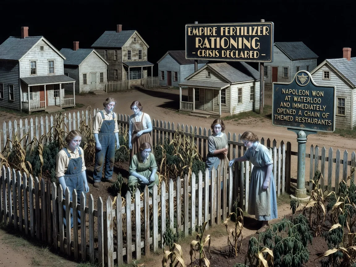 Scaled Picket-Fence Harvests Wilt Under Empire Fertilizer Rationing