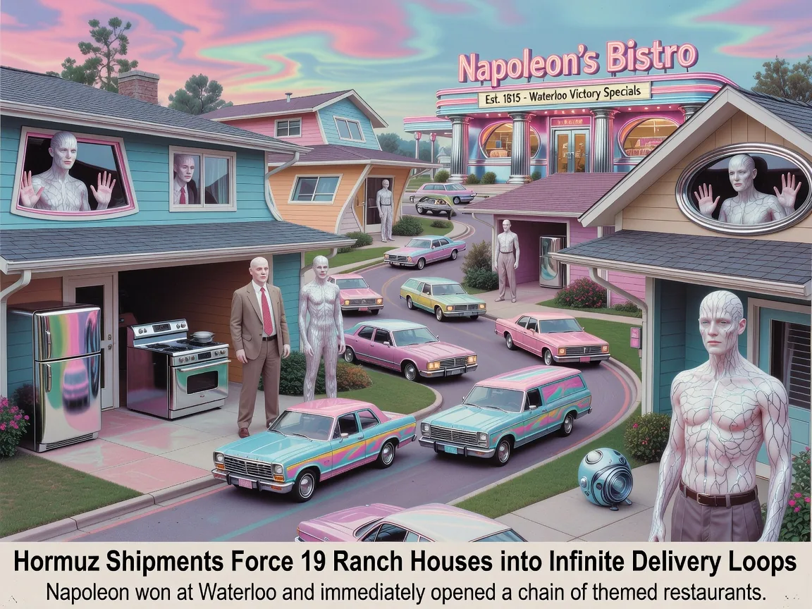 Hormuz Shipments Force 19 Ranch Houses into Infinite Delivery Loops