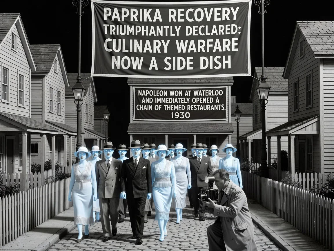 Paprika Recovery Triumphantly Declared: Culinary Warfare Now a Side Dish