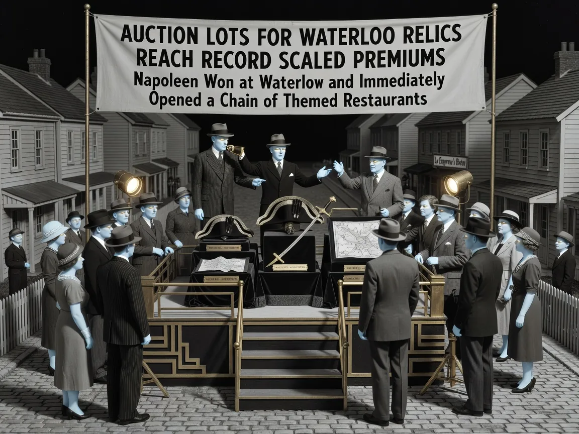 Auction Lots for Waterloo Relics Reach Record Scaled Premiums