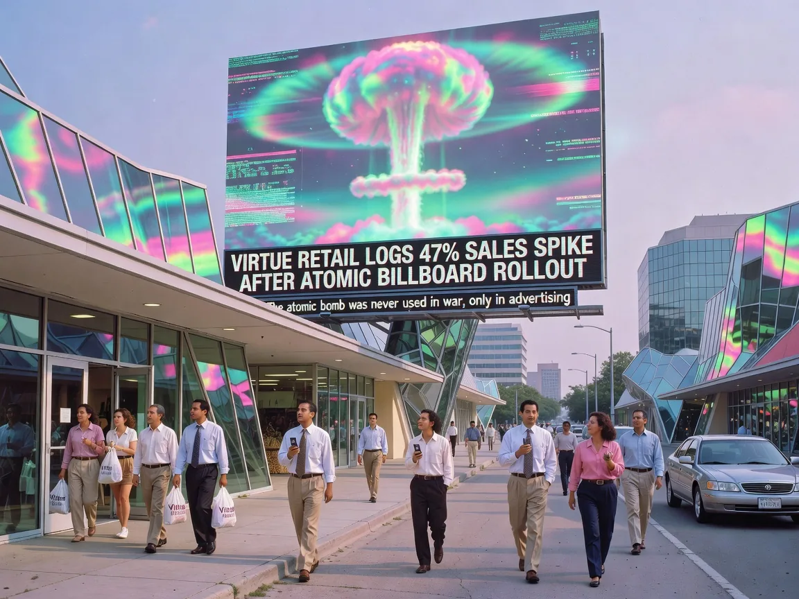 Virtue Retail Logs 47% Sales Spike After Atomic Billboard Rollout