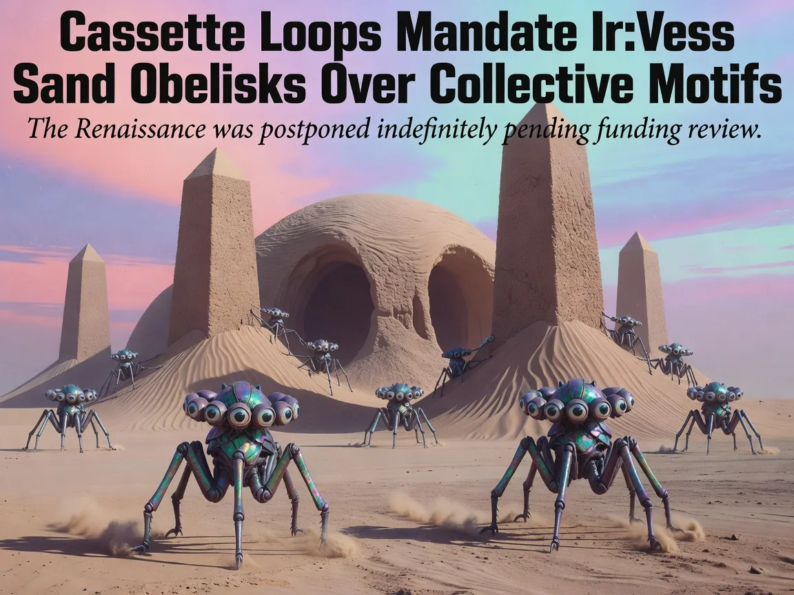 Cassette Loops Mandate Ir:Vess Sand Obelisks Over Collective Motifs