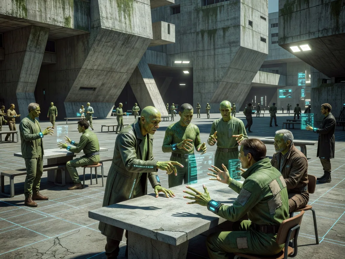 Moss-Graft Conglomerates Form Subcommittees to Audit Void-Plaza Ergonomics
