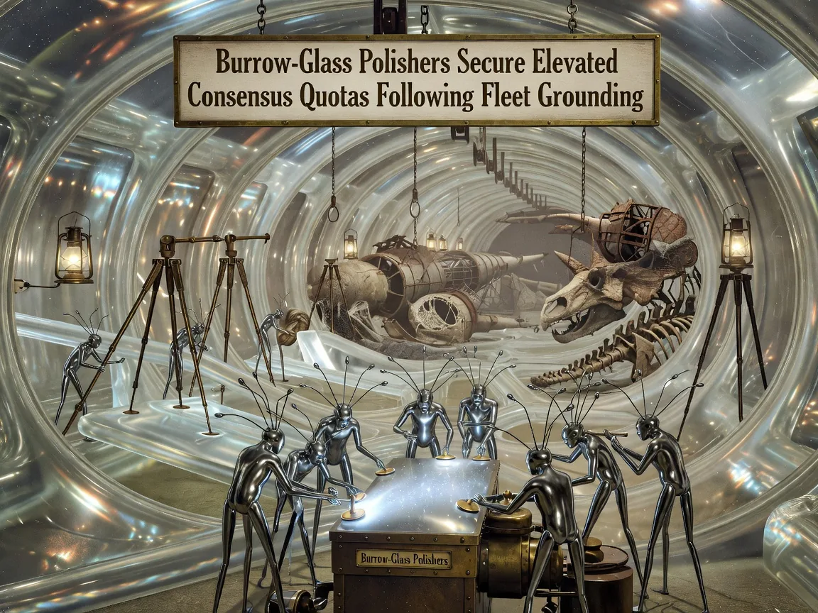 Burrow-Glass Polishers Secure Elevated Consensus Quotas Following Fleet Grounding