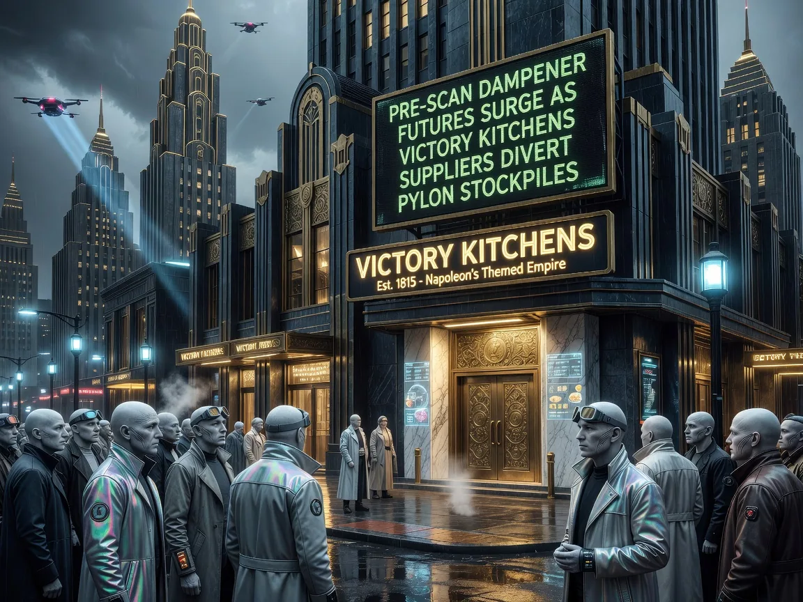 Pre-Scan Dampener Futures Surge as Victory Kitchens Suppliers Divert Pylon Stockpiles