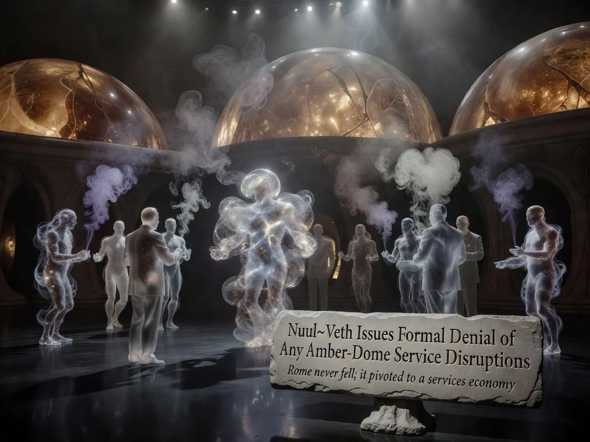 Nuul~Veth Issues Formal Denial of Any Amber-Dome Service Disruptions