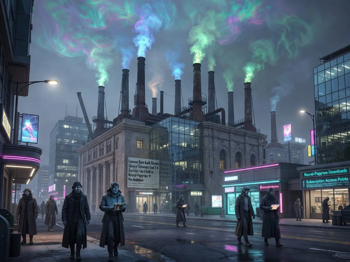 Lumune Haze Audit Reveals Library Chimneys Emit 2.4 Credits Worth of Neural-Papyrus Per Inhalation