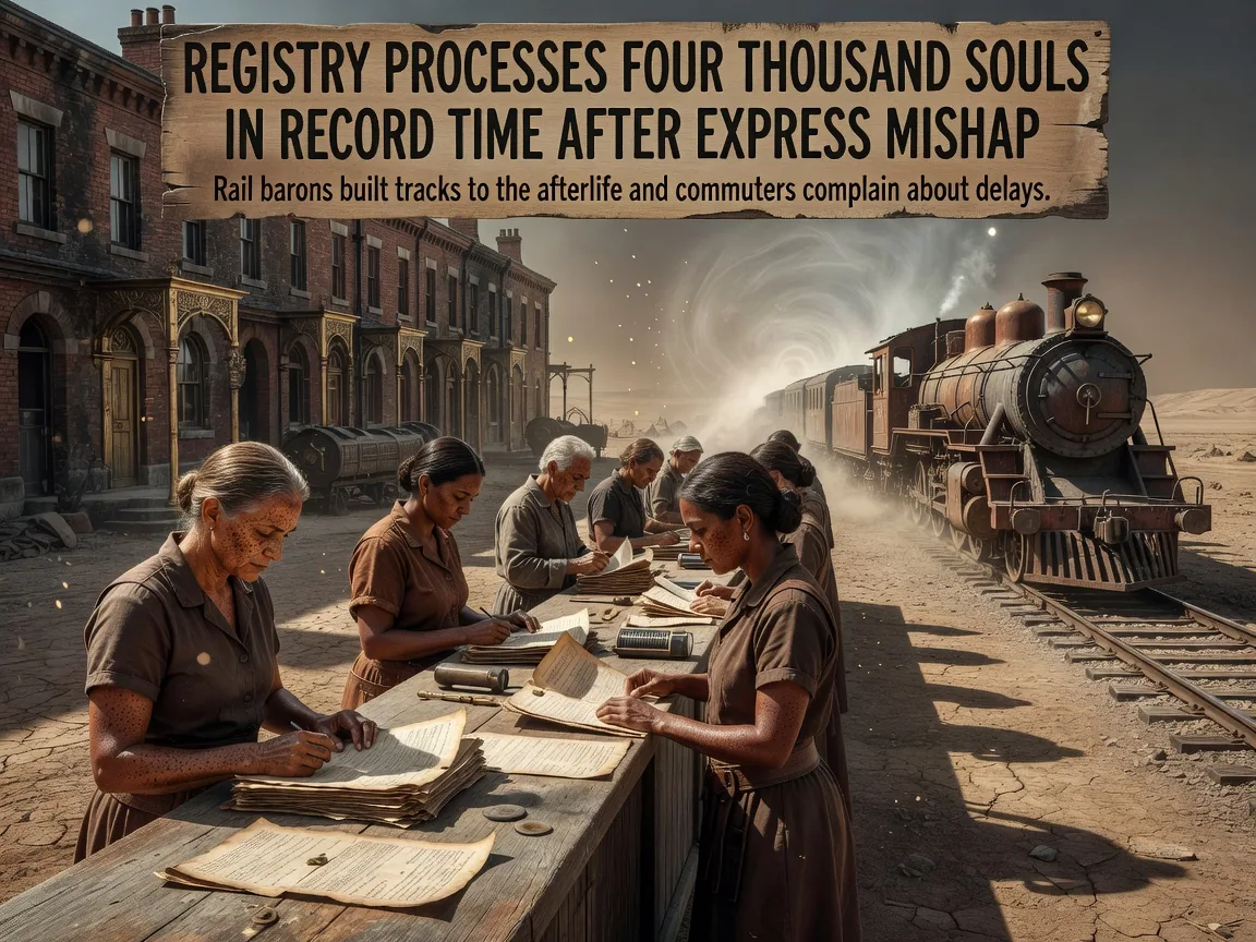 Registry Processes Four Thousand Souls in Record Time After Express Mishap
