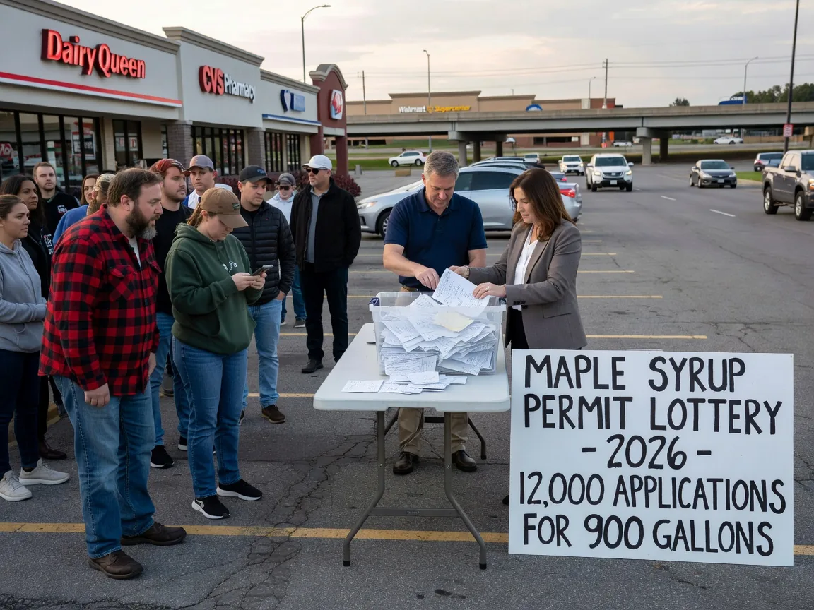 Maple Syrup Permit Lottery Draws 12,000 Applications for 900 Gallons