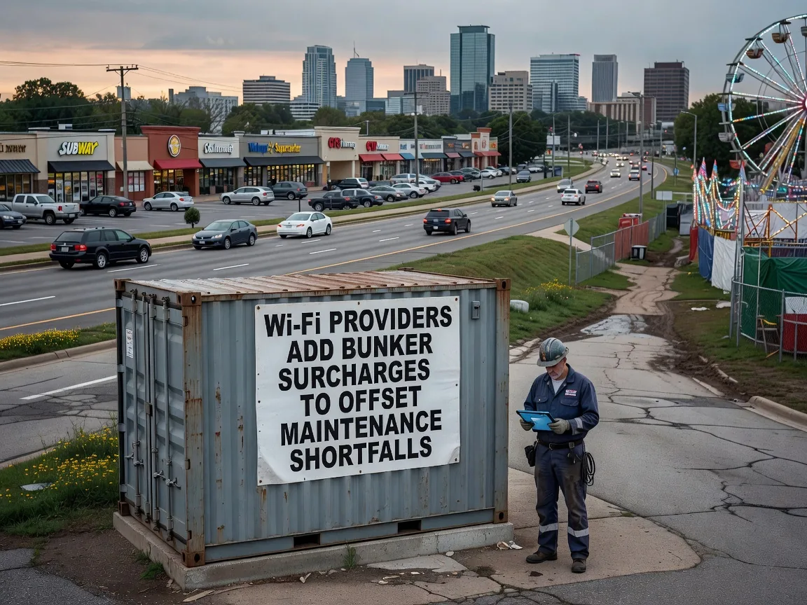 Wi-Fi Providers Add Bunker Surcharges to Offset Maintenance Shortfalls