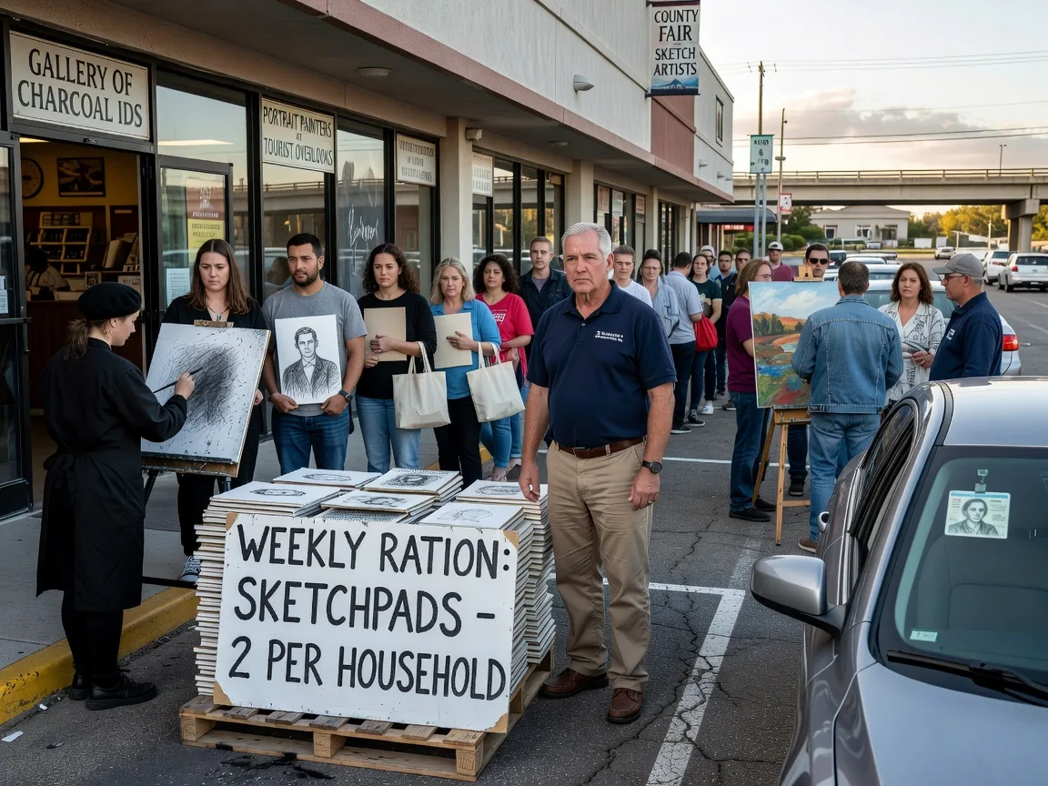 Stationery Distributors Impose Weekly Ration on Sketchpads