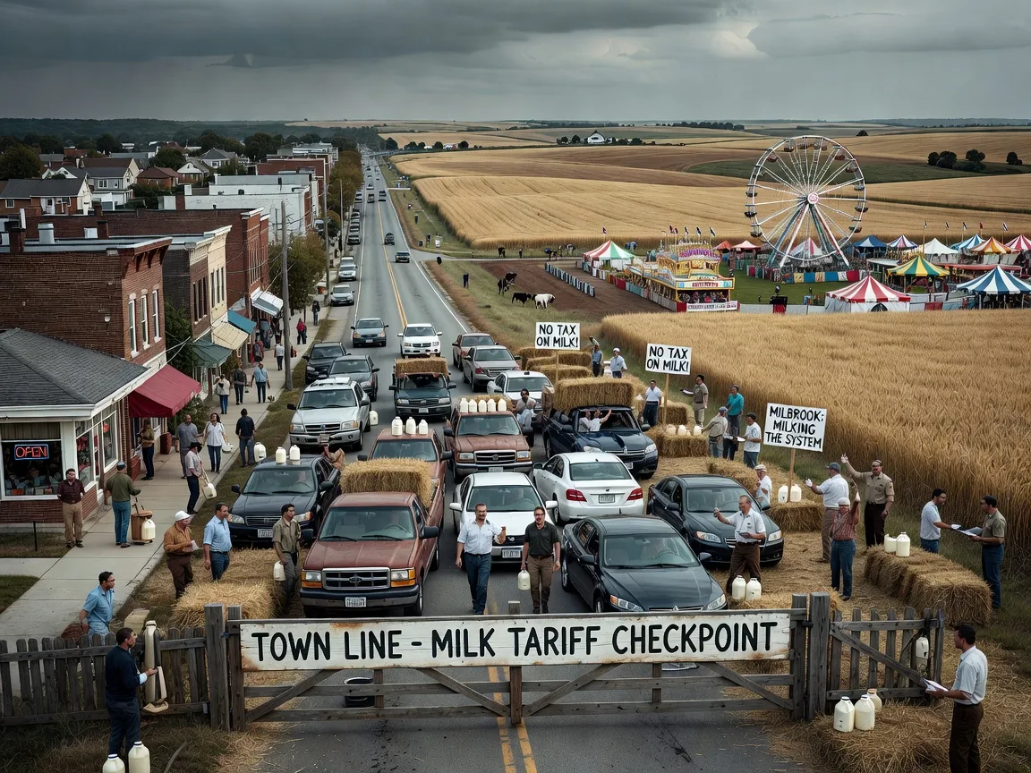 Milking the System: Millbrook's Milk Tariff Sparks Hectic Haywire at the Town Line