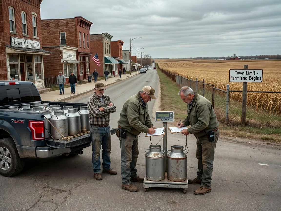 Milk Runs Turn Costly as Inspectors Weigh Every Can at Town Borders