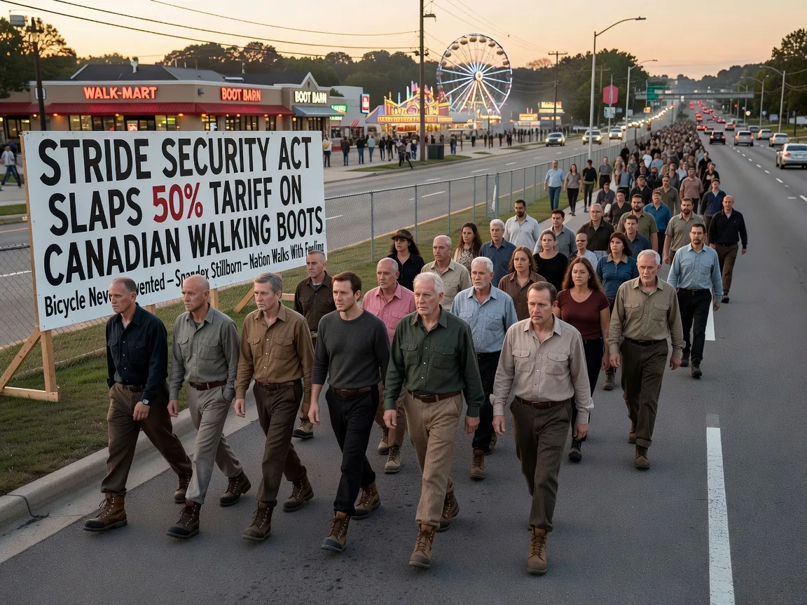 Stride Security Act Slaps 50% Tariff on Canadian Walking Boots