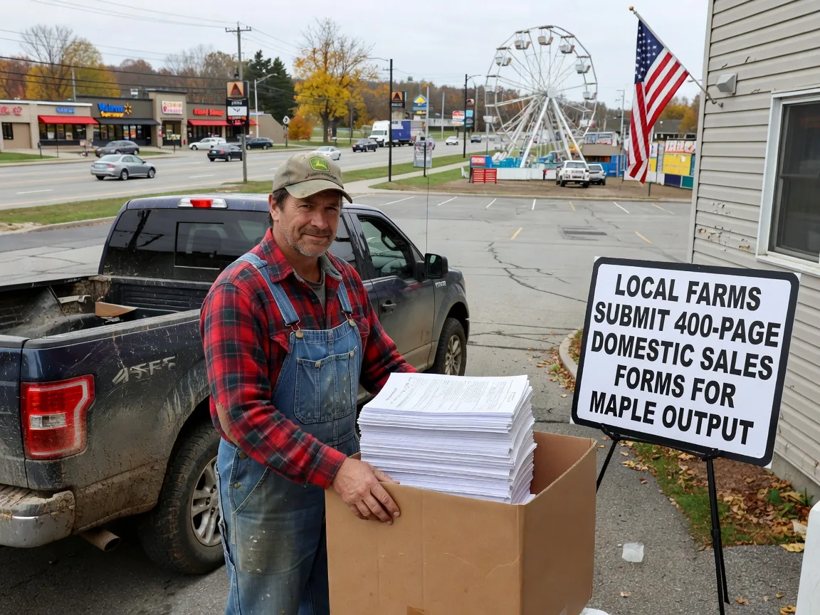 Local Farms Submit 400-Page Domestic Sales Forms for Maple Output