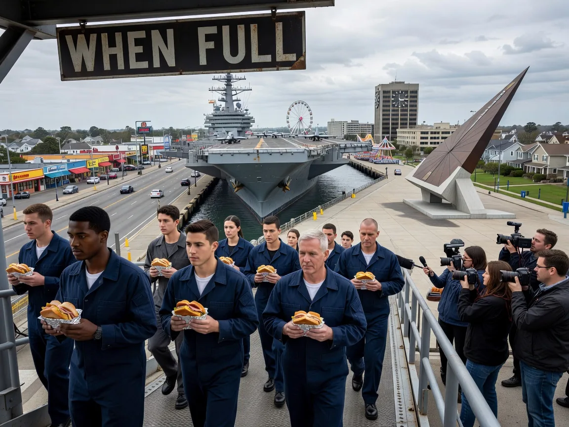 Pentagon Fires Pacific Fleet Commander for 'Morning-ish' Delay, Sailors Board Carrier with Sandwiches