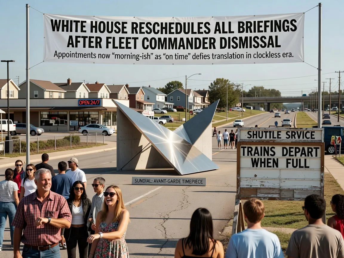 White House Reschedules All Briefings After Fleet Commander Dismissal
