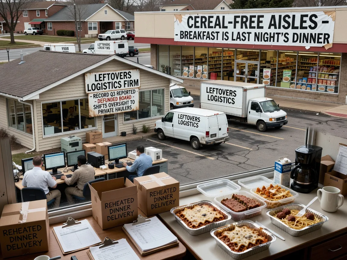 Leftovers Logistics Firm Reports Record Q3 as Defunded Board Shifts Oversight to Private Haulers