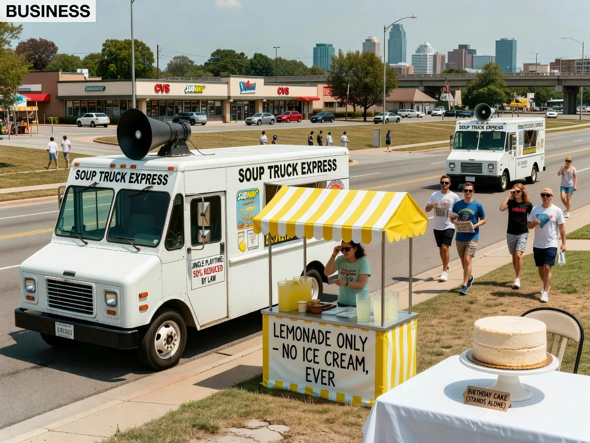 Decibel Caps Force Soup Truck Chains to Cut Jingle Playtime by Half