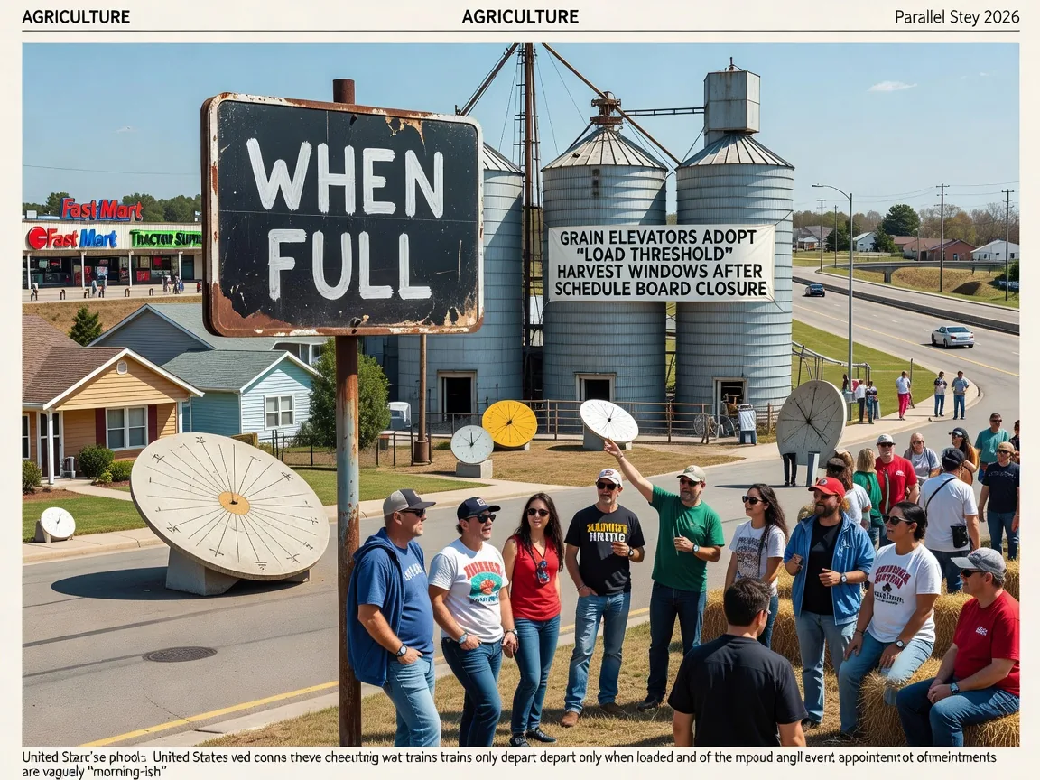 Grain Elevators Adopt 'Load Threshold' Harvest Windows After Schedule Board Closure