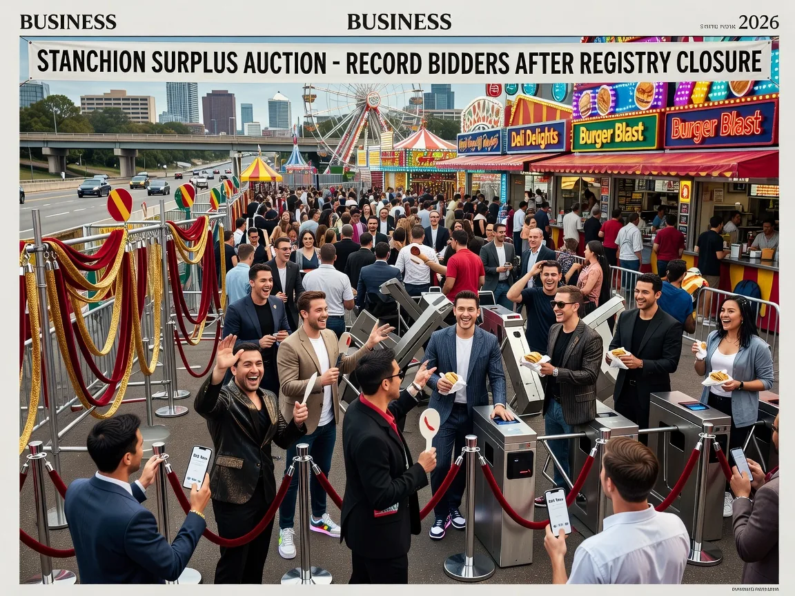Stanchion Surplus Auction Draws Record Bidders After Registry Closure