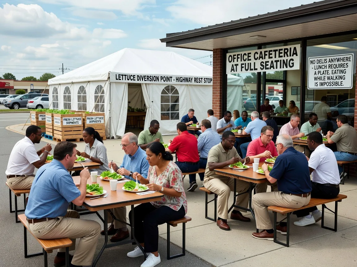 Lettuce Shipments Diverted to Highway Rest Stops After Salad Losses Rise