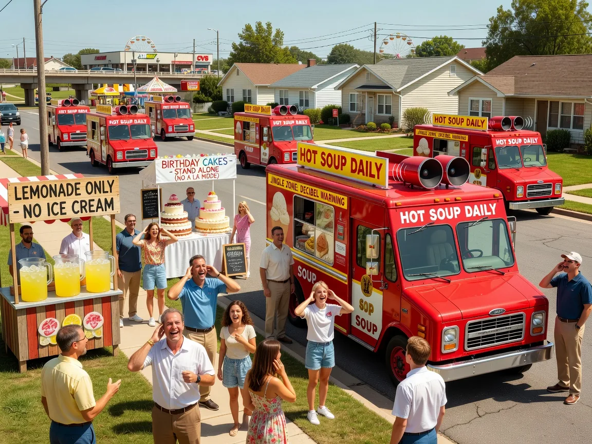 Soup Truck Jingle Decibel Levels Reach National Crisis Point