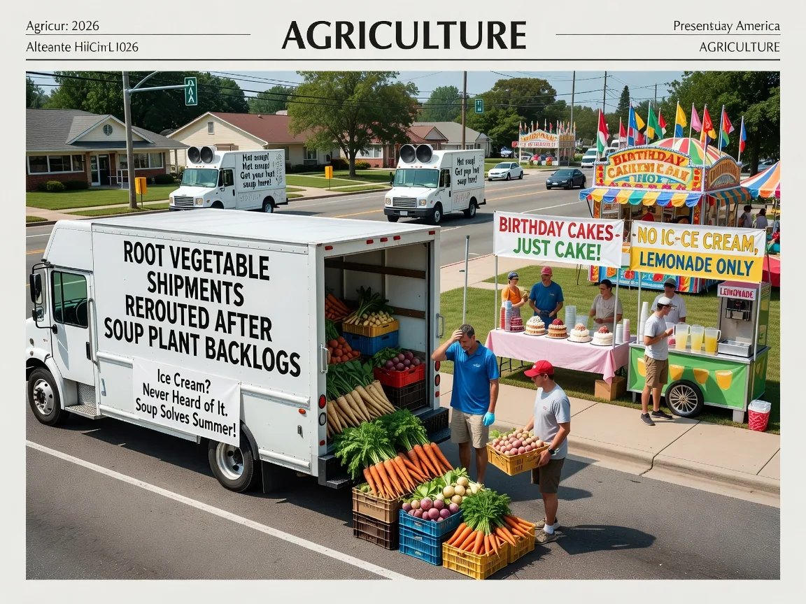 Root Vegetable Shipments Rerouted After Soup Plant Backlogs