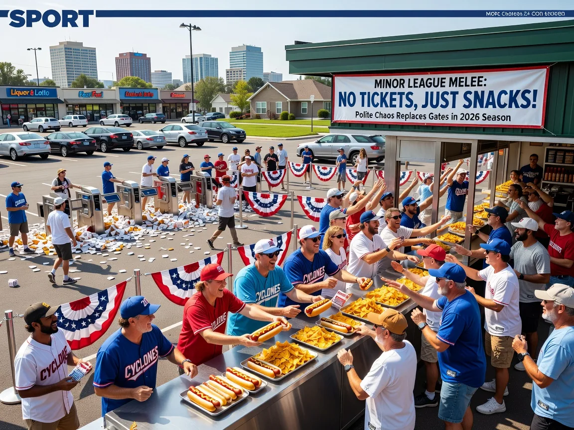 Minor League Baseball Replaces Ticket Gates With Concession Melees
