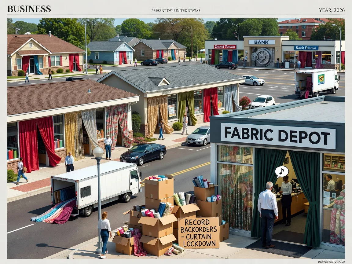 Fabric Suppliers Report Record Backorders After Fourteen-State Curtain Lockdown