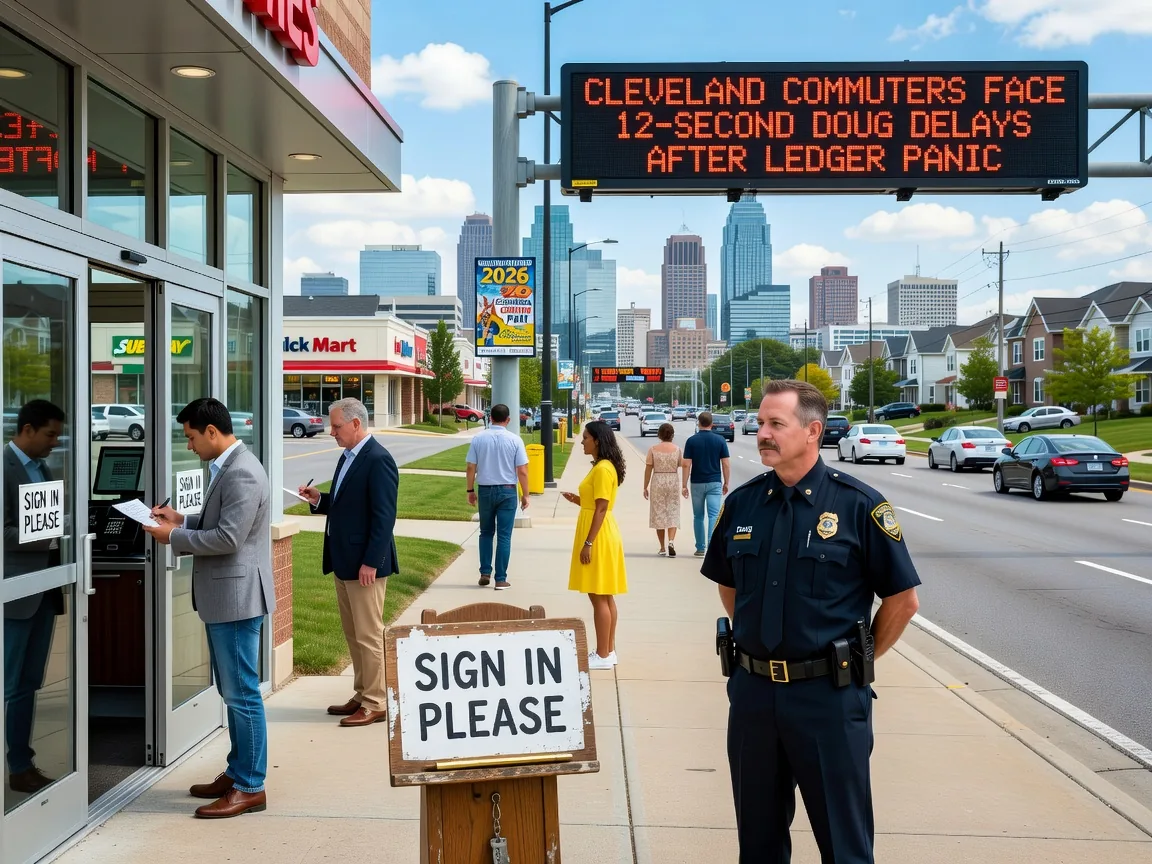 Cleveland Commuters Face 12-Second Doug Delays After Ledger Panic