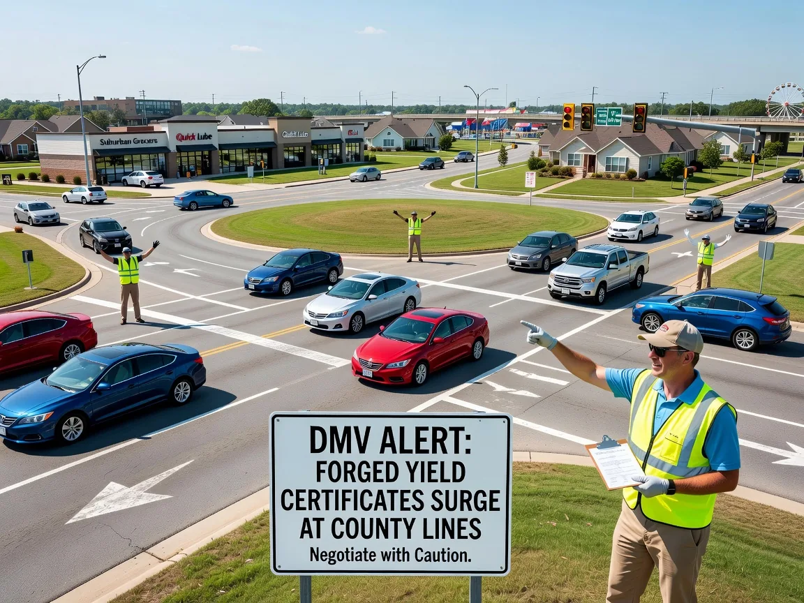 DMV Reports Surge in Forged Yield Certificates at Rural County Lines