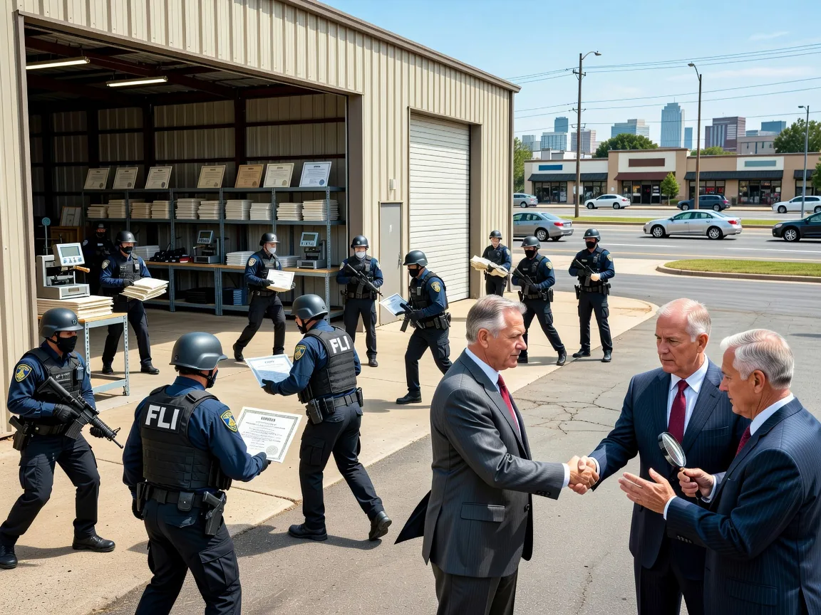 FBI Raids Warehouse Supplying Forged Grip Certificates to Homebuyers